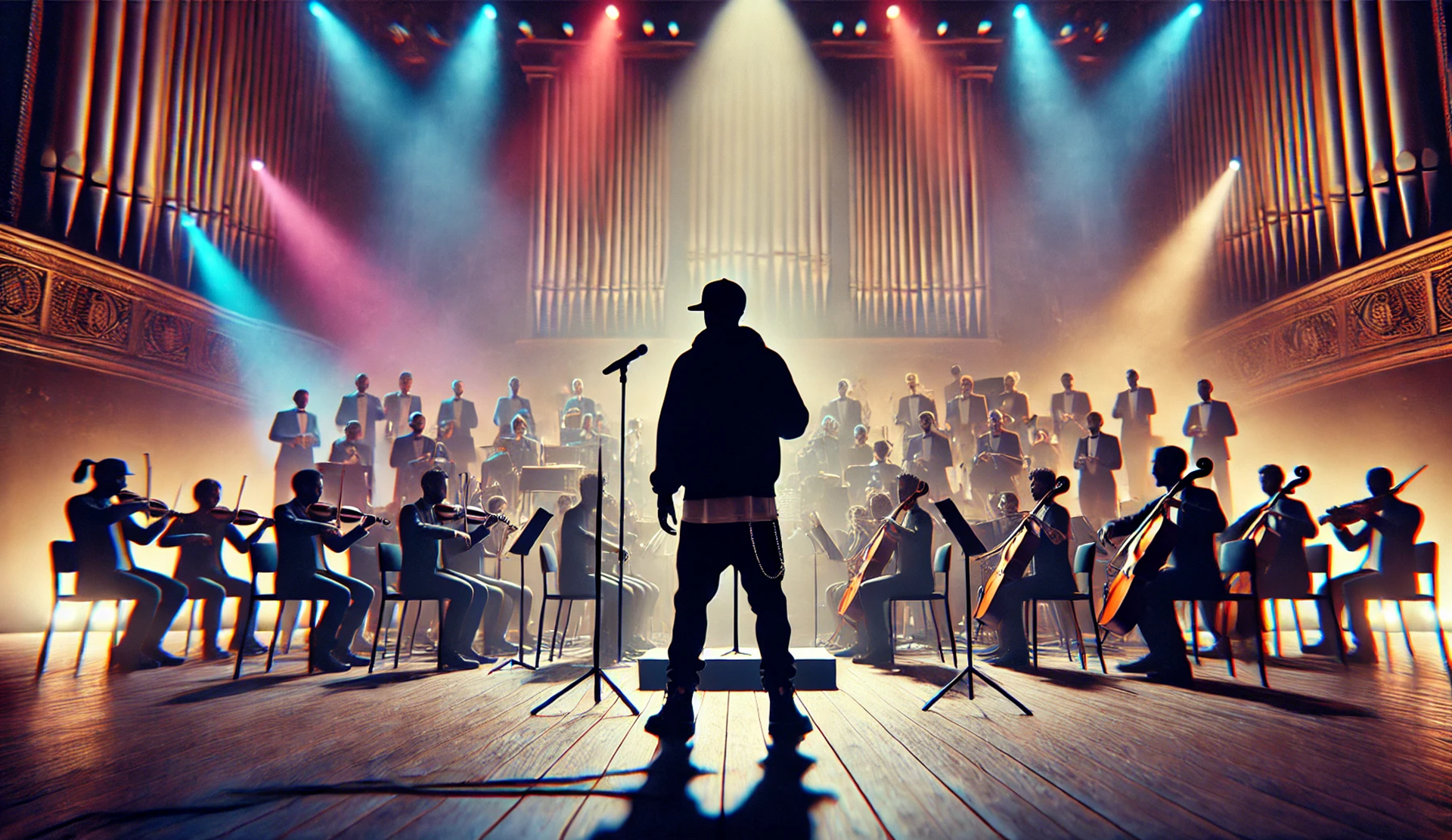 Da-Koda performing with orchestra